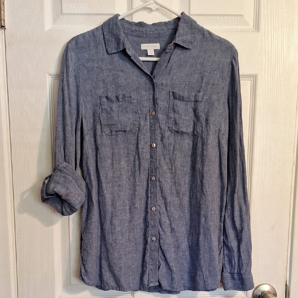 Men's Blue Casual Shirt